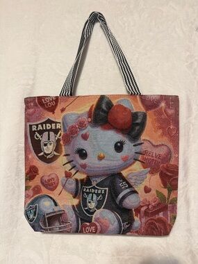 Riders by Lee Pink Multicolor Hello Kitty Raiders Tote